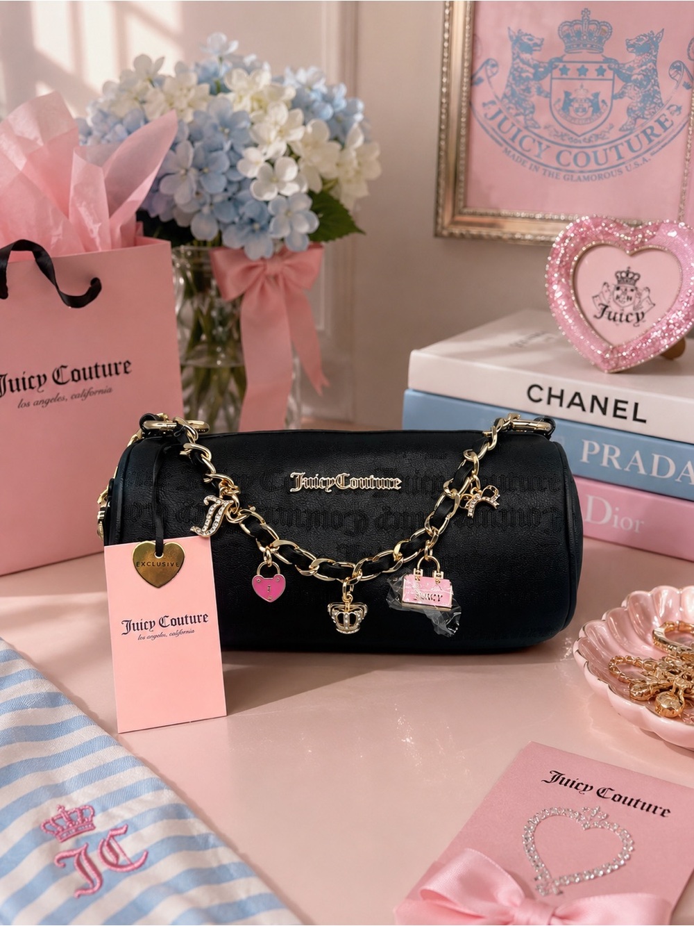Juicy couture princess charming shoulder bag purse